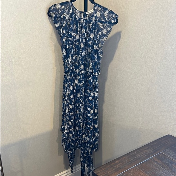 Ulla Johnson Dresses & Skirts - Ulla Johnson Blue and White Asymmetrical Sundress